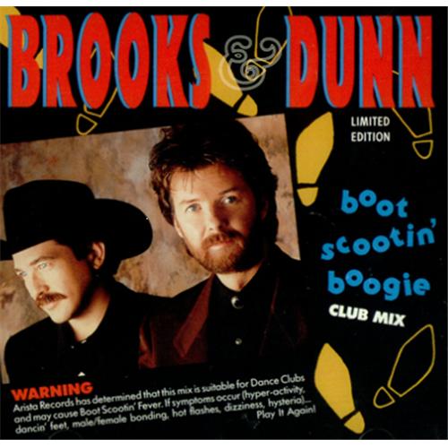 Brooks & Dunn Boot Scootin' Boogie Club Mix US Promo CD single (CD5