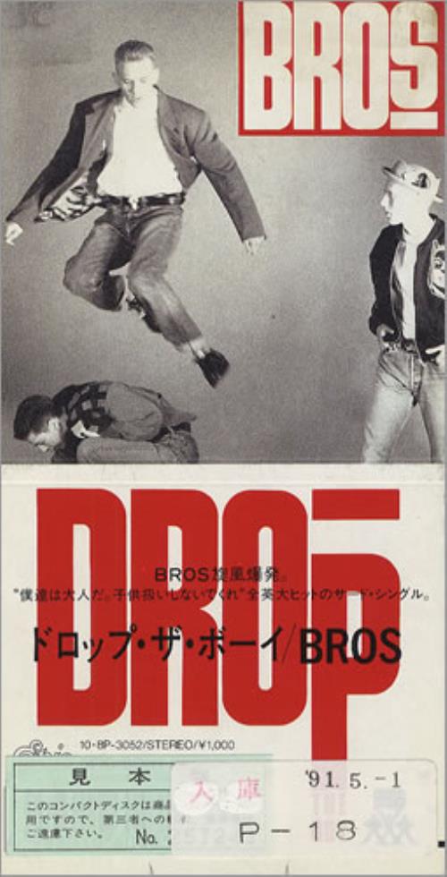 Bros Drop The Boy 3" CD single (CD3) Japanese BROC3DR413081