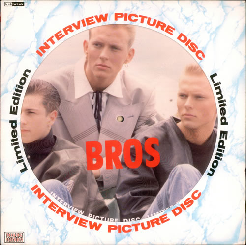 Bros Interview Picture Disc picture disc LP (vinyl picture disc album) UK BROPDIN41476