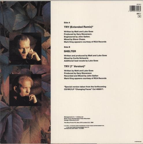 Bros Try 12" vinyl single (12 inch record / Maxi-single) Dutch BRO12TR671147