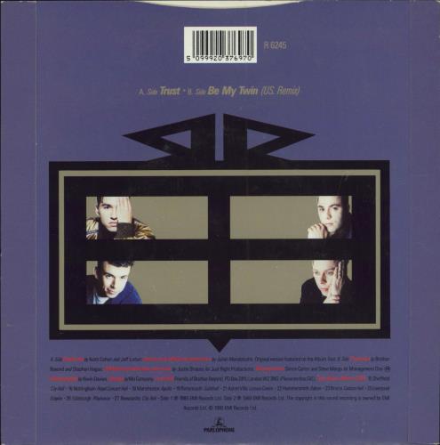 Brother Beyond Trust 7" vinyl single (7 inch record / 45) UK BEY07TR789633