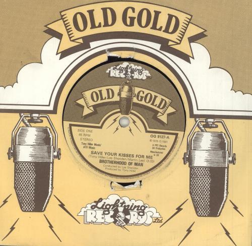 Brotherhood Of Man Save Your Kisses For Me 7" vinyl single (7 inch record / 45) UK BRM07SA742641