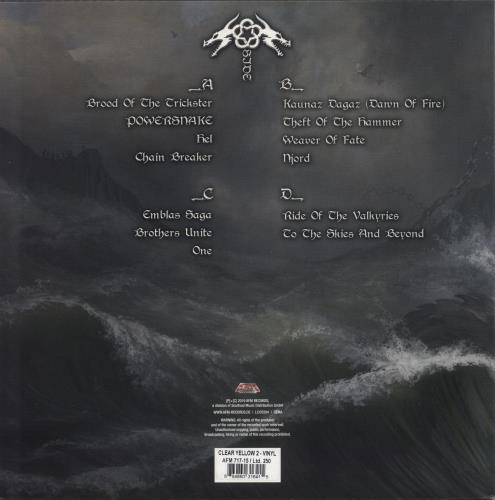 Brothers Of Metal Emblas Saga - Yellow Vinyl 2-LP vinyl record set (Double LP Album) German 9-T2LEM877357