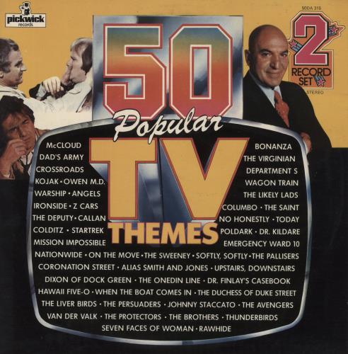 Bruce Baxter 50 Popular TV Themes 2-LP vinyl record set (Double LP Album) UK EZ52LPO630526