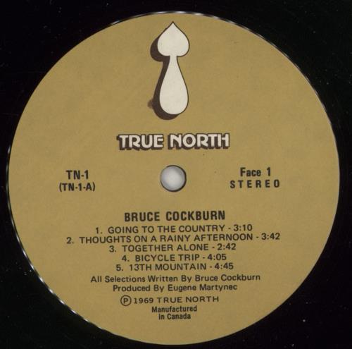Bruce Cockburn Bruce Cockburn vinyl LP album (LP record) Canadian BUKLPBR398973