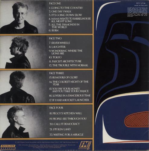 Bruce Cockburn Waiting For A Miracle 2-LP vinyl record set (Double LP Album) UK BUK2LWA249661