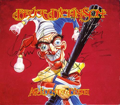 Bruce Dickinson Accident Of Birth - Autographed! 2-CD single set (Double CD single) UK BRD2SAC360007
