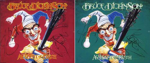 Bruce Dickinson Accident Of Birth - Autographed! 2-CD single set (Double CD single) UK BRD2SAC360007