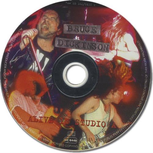 Bruce Dickinson Alive In Studio A - Autographed! 2 CD album set (Double CD) German BRD2CAL397897