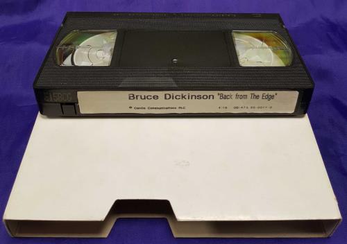 Bruce Dickinson Back From The Edge video (VHS or PAL or NTSC) UK BRDVIBA64687