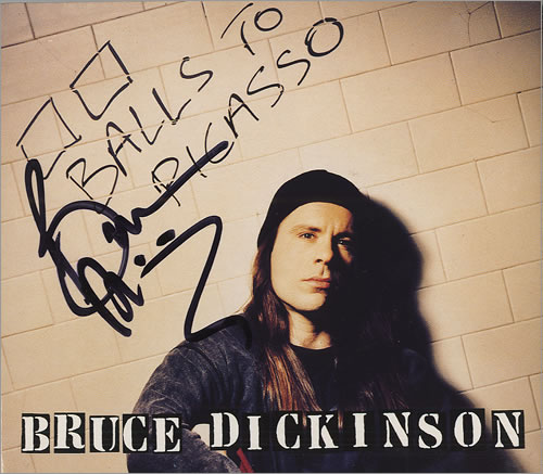 Bruce Dickinson Balls To Picasso - Autographed! CD album (CDLP) UK BRDCDBA435688