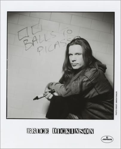 Bruce Dickinson Balls To Picasso media press pack US BRDPPBA37984