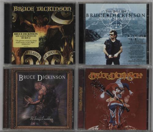 Bruce Dickinson Four Album Set CD album (CDLP) UK BRDCDFO759857