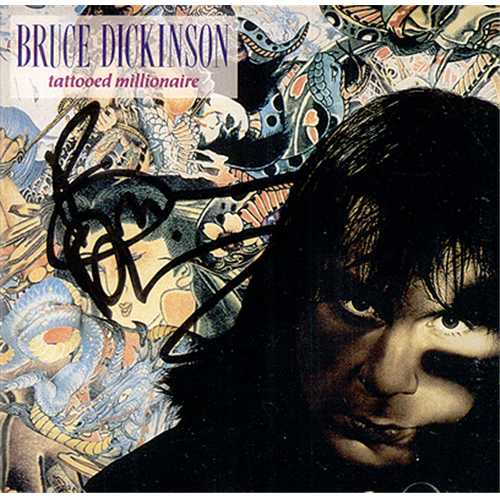 Bruce Dickinson Tattooed Millionaire - Autographed! CD album (CDLP) UK BRDCDTA409319