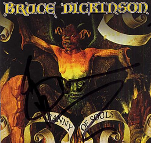 Bruce Dickinson Tyranny Of Souls - Autographed CD album (CDLP) UK BRDCDTY331156