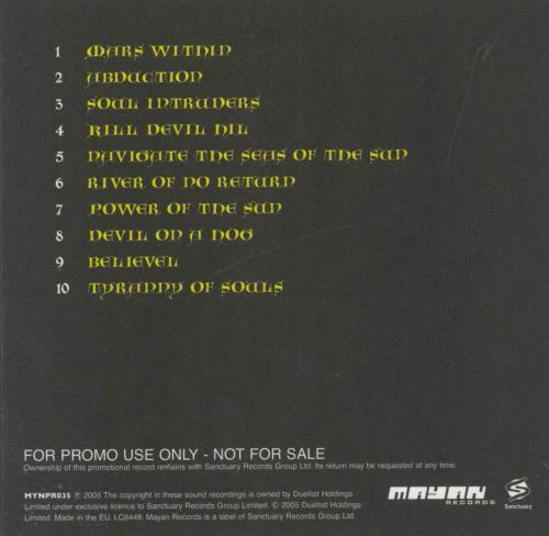 Bruce Dickinson Tyranny Of Souls CD album (CDLP) UK BRDCDTY334228