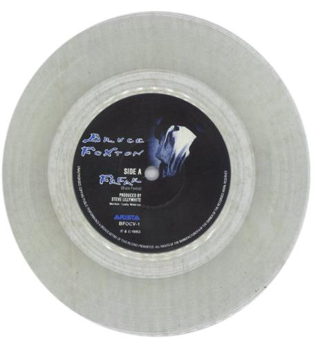 Bruce Foxton Freak - Clear Vinyl 7" vinyl single (7 inch record / 45) UK BFX07FR100452