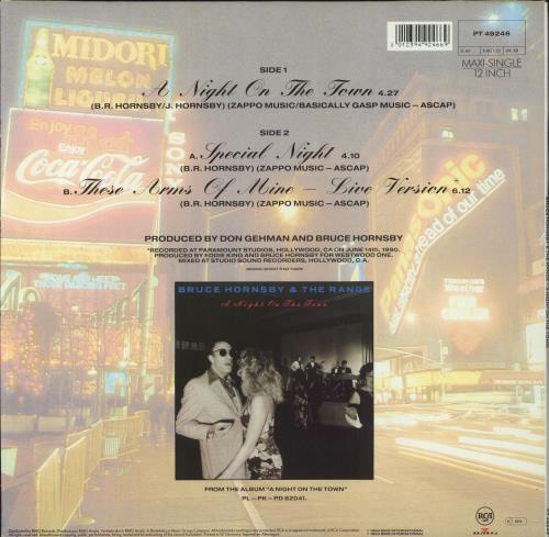 Bruce Hornsby A Night On The Town 12" vinyl single (12 inch record / Maxi-single) German BRH12AN814648