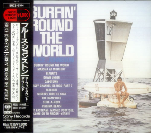 Bruce Johnston Surfin' Around The World CD album (CDLP) Japanese BRJCDSU27504