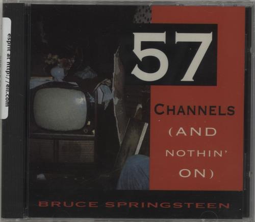 Bruce Springsteen 57 Channels CD single (CD5 / 5") US SPRC5CH10353