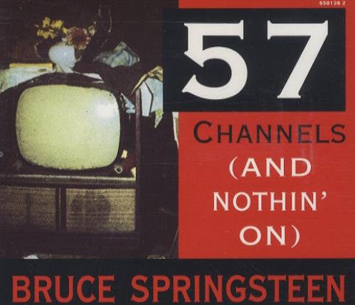 Bruce Springsteen 57 Channels CD single (CD5 / 5") German SPRC5CH39445