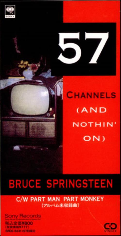 Bruce Springsteen 57 Channels 3" CD single (CD3) Japanese SPRC3CH88796