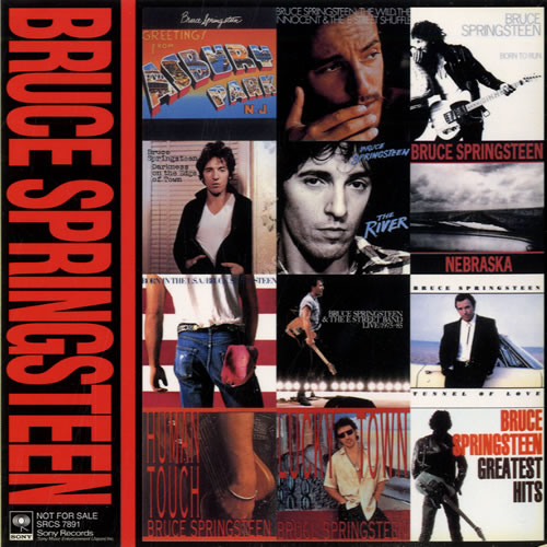 Bruce Springsteen Back Catalogue Artwork Sticker memorabilia Japanese SPRMMBA556731