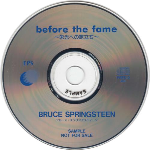 Bruce Springsteen Before The Fame CD album (CDLP) Japanese SPRCDBE122039