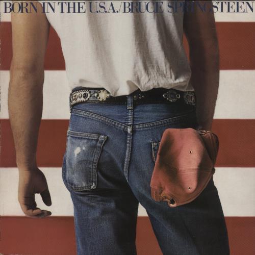 Bruce Springsteen Born In The U.S.A. - 1st + Insert - EX vinyl LP album (LP record) UK SPRLPBO877816