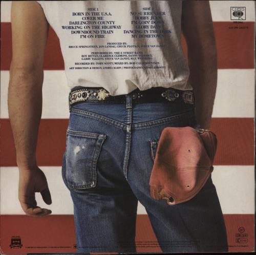 Bruce Springsteen Born In The U.S.A. - 1st + Insert - EX vinyl LP album (LP record) UK SPRLPBO877816