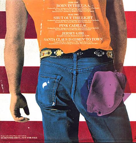 Bruce Springsteen Born In The U.S.A. 12" vinyl single (12 inch record / Maxi-single) US SPR12BO02389
