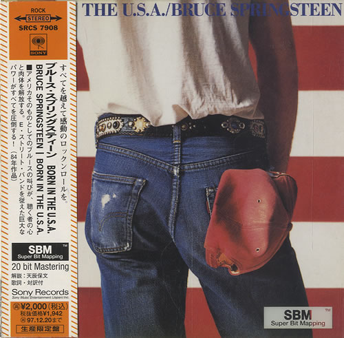 Bruce Springsteen Born In The U.S.A. CD album (CDLP) Japanese SPRCDBO453056