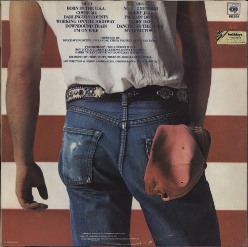Bruce Springsteen Born In The U.S.A. vinyl LP album (LP record) Portuguese SPRLPBO878817