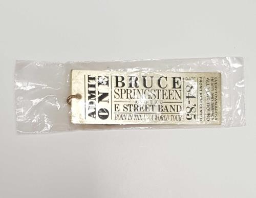 Bruce Springsteen Born In The USA World Tour - Admit One memorabilia US SPRMMBO32044