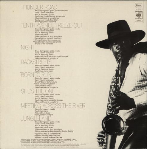 Bruce Springsteen Born To Run vinyl LP album (LP record) Irish SPRLPBO871446