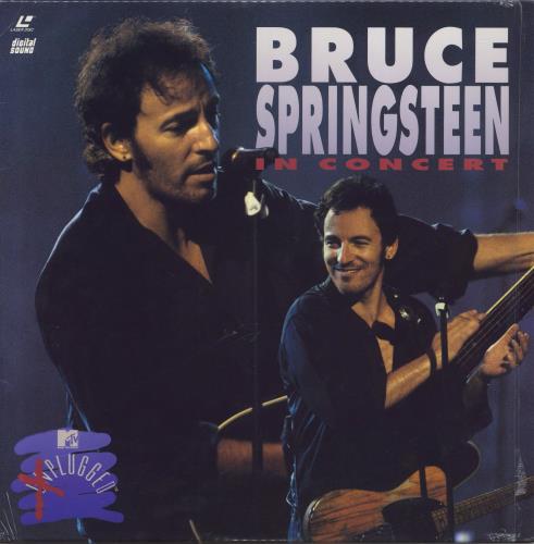 Bruce Springsteen Bruce Springsteen MTV Unplugged: In Concert laserdisc / lazerdisc US SPRLZBR14977