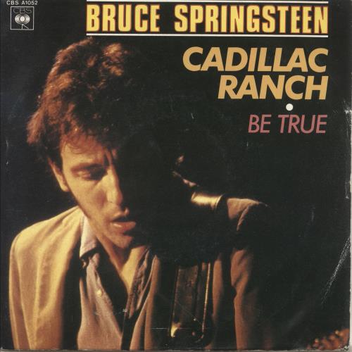 Bruce Springsteen Cadillac Ranch 7" vinyl single (7 inch record / 45) French SPR07CA749139