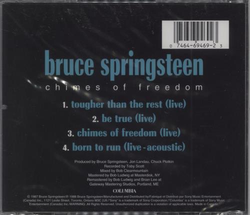 Bruce Springsteen Chimes Of Freedom - Sealed CD single (CD5 / 5") US SPRC5CH179139