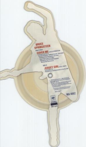 Bruce Springsteen Cover Me shaped picture disc (picture disc vinyl record) UK SPRSHCO881482