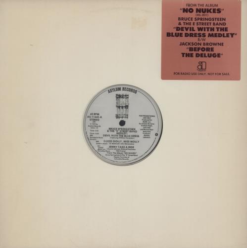 Bruce Springsteen Devil With The Blue Dress Medley 12" vinyl single (12 inch record / Maxi-single) US SPR12DE109459