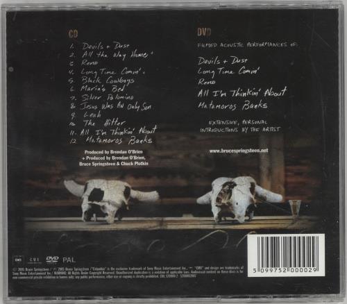 Bruce Springsteen Devils & Dust 2-disc CD/DVD set UK SPR2DDE322380