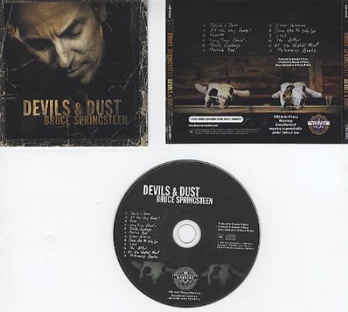 Bruce Springsteen Devils & Dust CD album (CDLP) US SPRCDDE326044