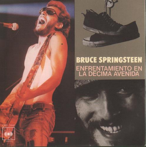 Bruce Springsteen Enfrentamiento En La Decima Avienda 7" vinyl single (7 inch record / 45) Spanish SPR07EN63502