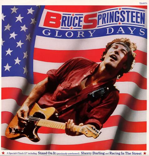 Bruce Springsteen Glory Days 12" vinyl single (12 inch record / Maxi-single) UK SPR12GL42494