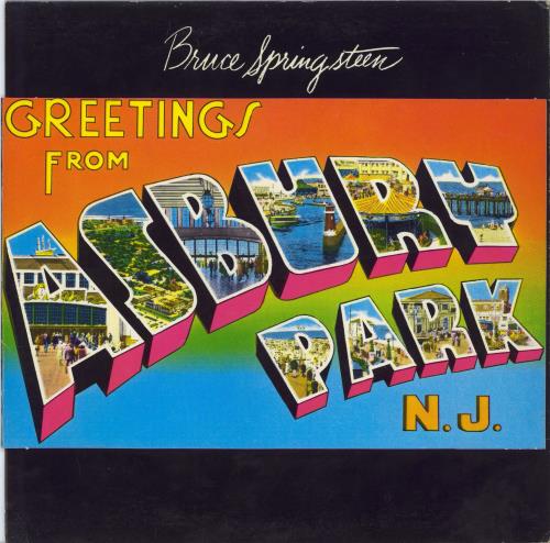 Bruce Springsteen Greetings From Asbury Park N.J. vinyl LP album (LP record) US SPRLPGR801942