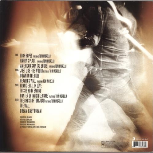 Bruce Springsteen High Hopes - 180gm 2-LP vinyl record set (Double LP Album) UK SPR2LHI735685