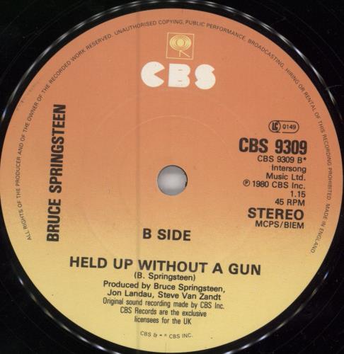 Bruce Springsteen Hungry Heart 7" vinyl single (7 inch record / 45) UK SPR07HU784596