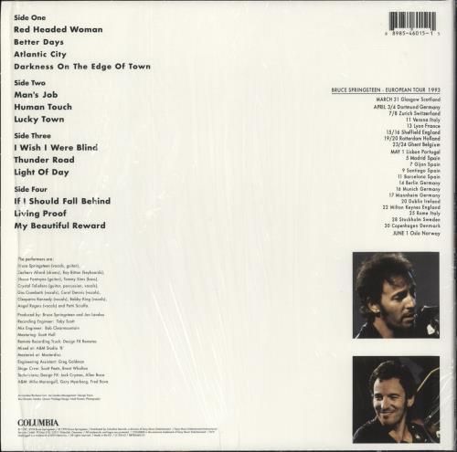 Bruce Springsteen In Concert / MTV Plugged 2-LP vinyl record set (Double LP Album) UK SPR2LIN864250