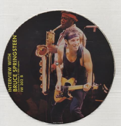 Bruce Springsteen Interview With Bruce Springsteen picture disc LP (vinyl picture disc album) UK SPRPDIN224858