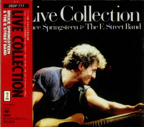Bruce Springsteen Live Collection + Obi-Strip CD single (CD5 / 5") Japanese SPRC5LI110746